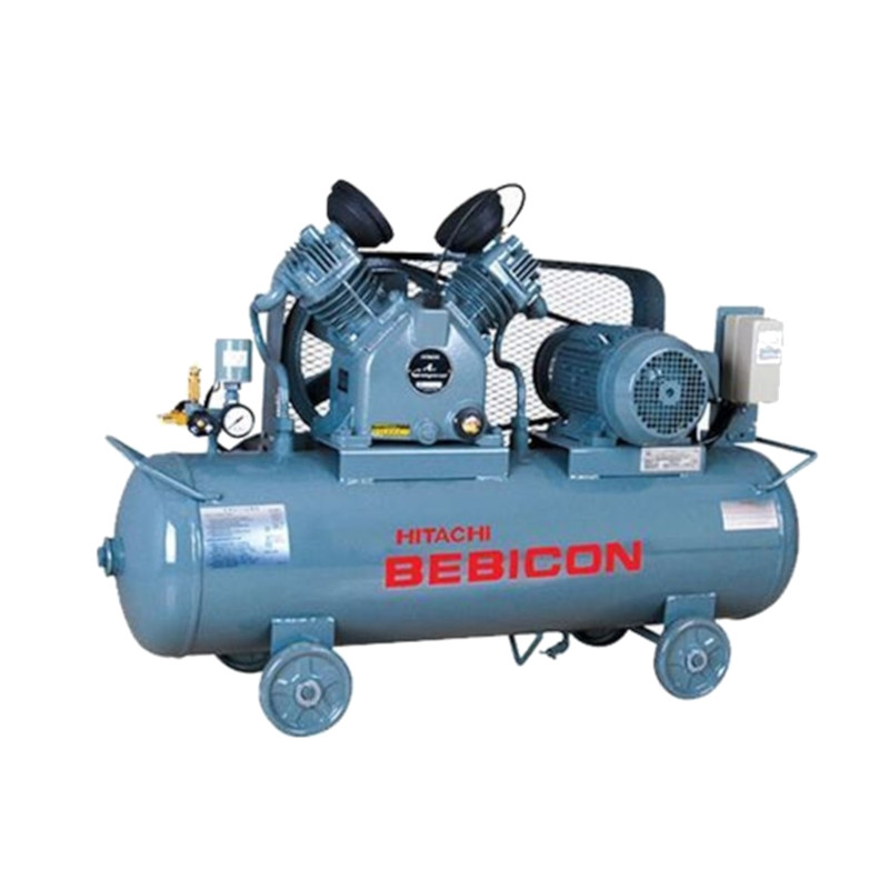 HITACHI 3HP 415V Lubricated BEBICON Air Compressor 2.2P-9.5V5A, Pressure-Switch Type